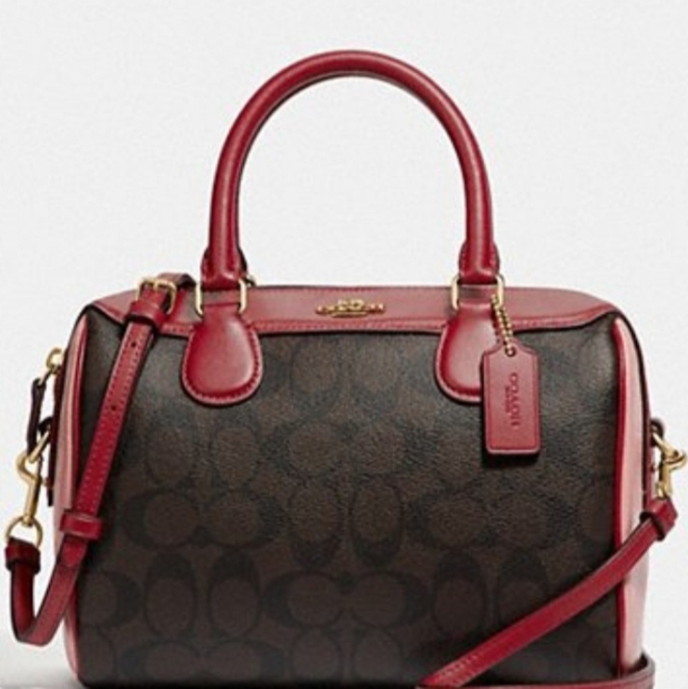 NWT - VDay Colorblock Coach Purse